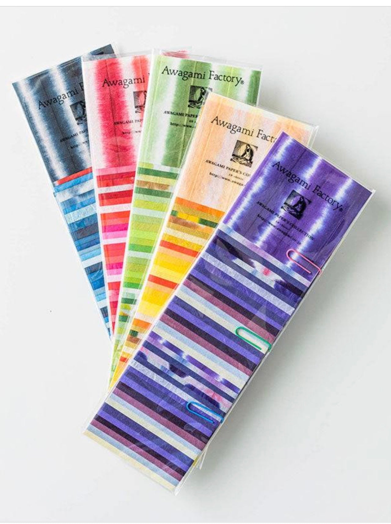 Origami, Mini, Hand Dyed, Blues