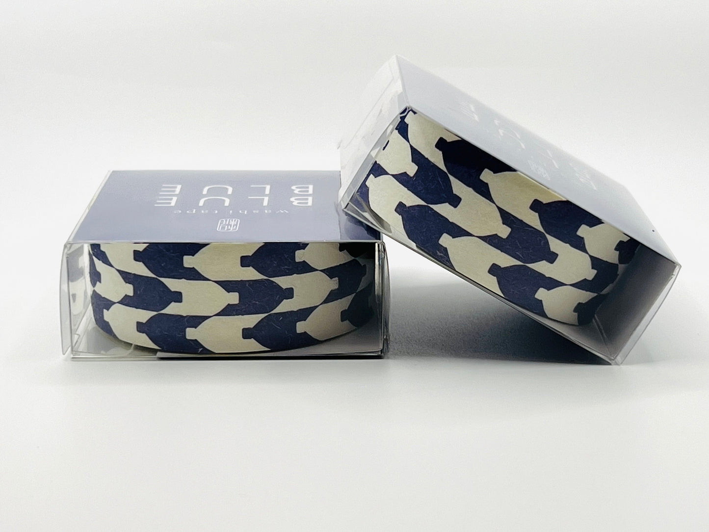 Tape, Washi, Navy Blue & White Pattern