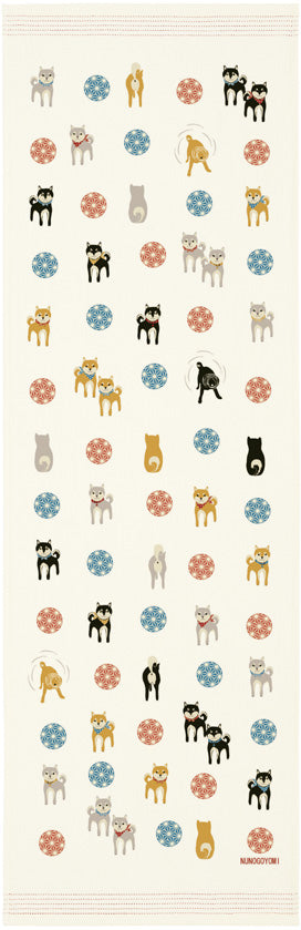 Tea Towel, Hand Towel, Onsen Towel , Shiba Dog