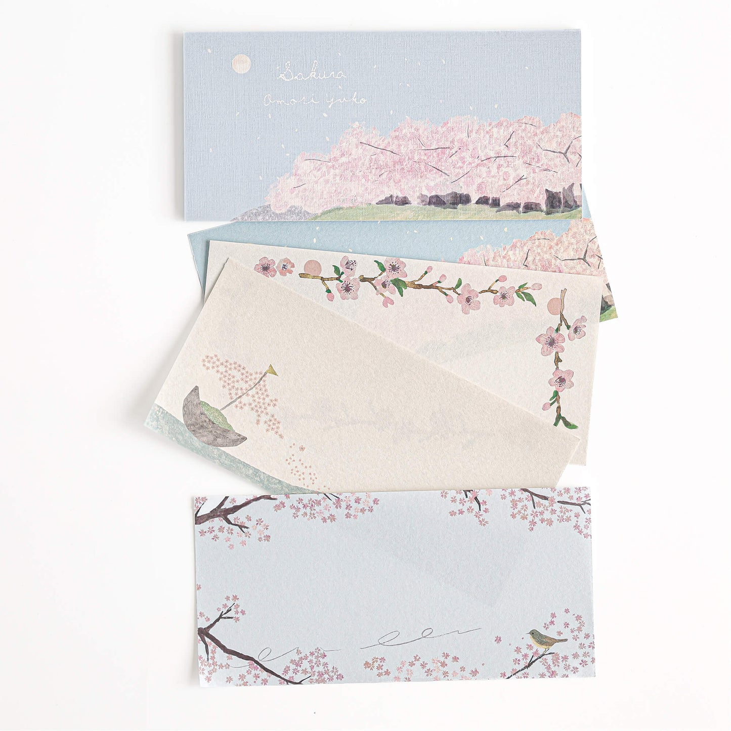 Notepad, Long, Cherry Blossoms