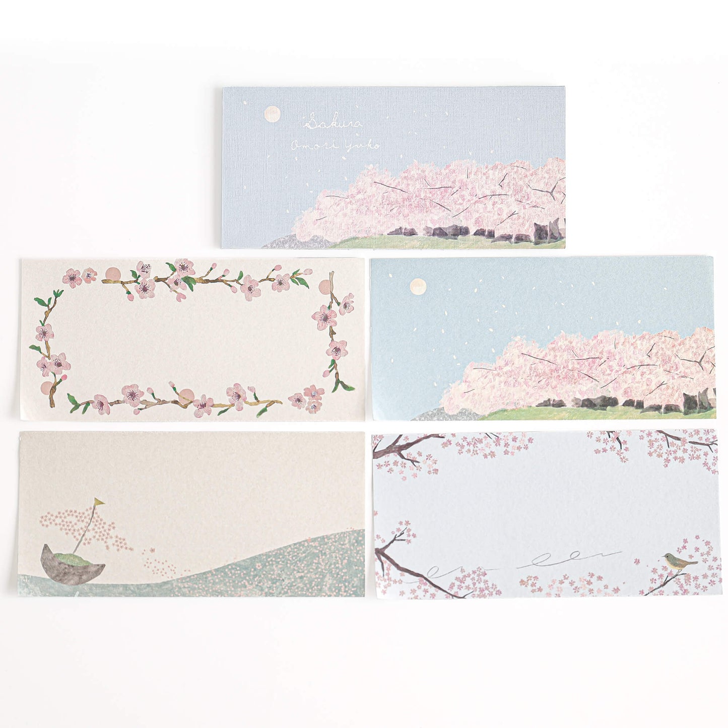 Notepad, Long, Cherry Blossoms