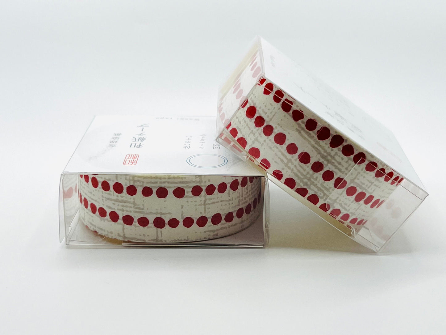 Tape, Washi, White With Red Dots