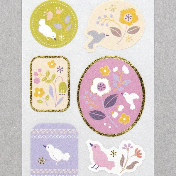 Japanese Stickers – Kotori Little Birds & Flowers – Scents of Japan