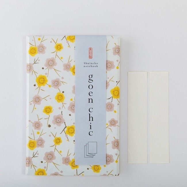 Goshuin-chou (Book Of Seals), Yellow & Grey Flowers
