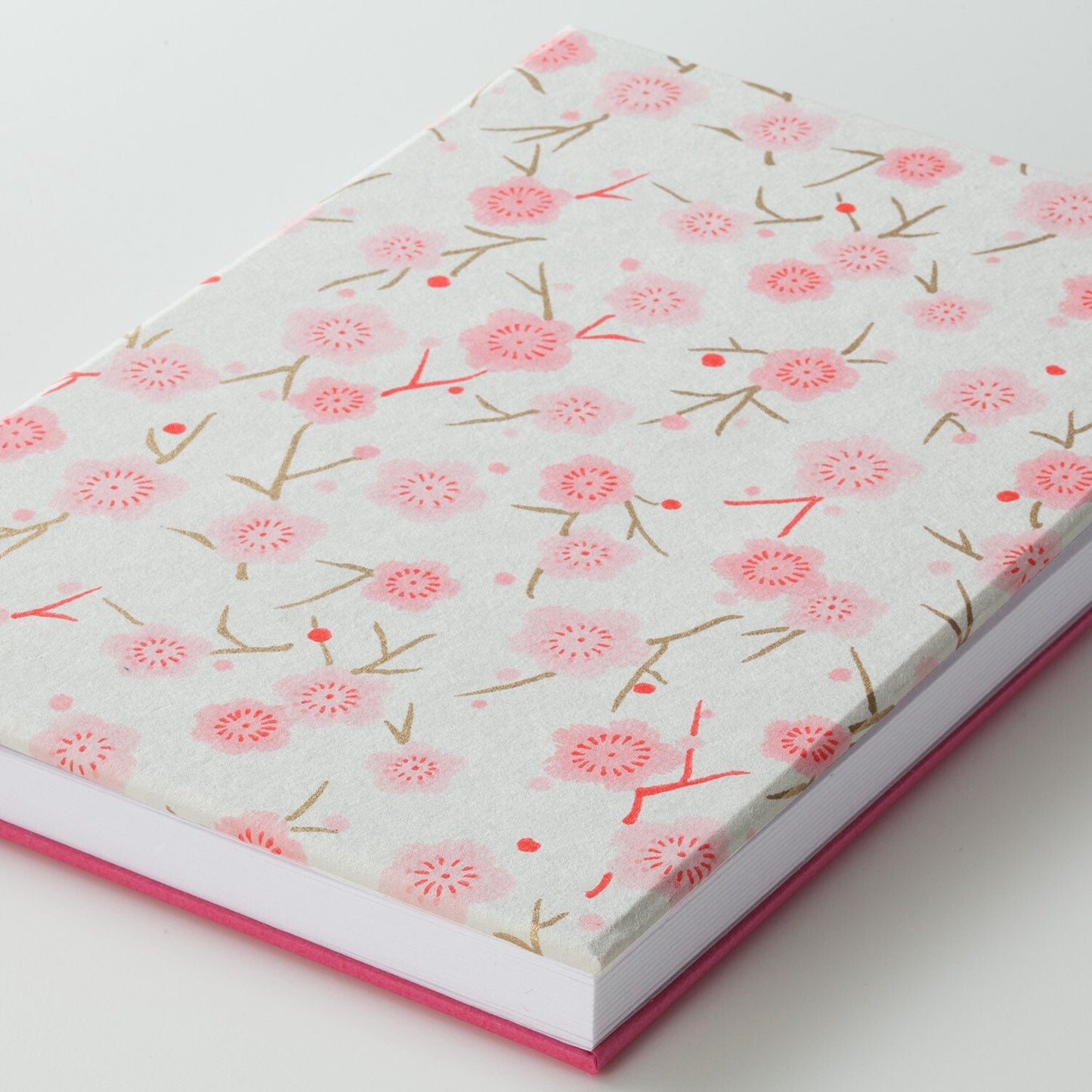 Goshuin-chou (Book Of Seals), Light Pink & Grey Flowers
