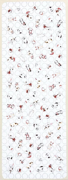 Japanese hand towel featuring Utagawa Kuniyoshi ukiyo-e cat prints