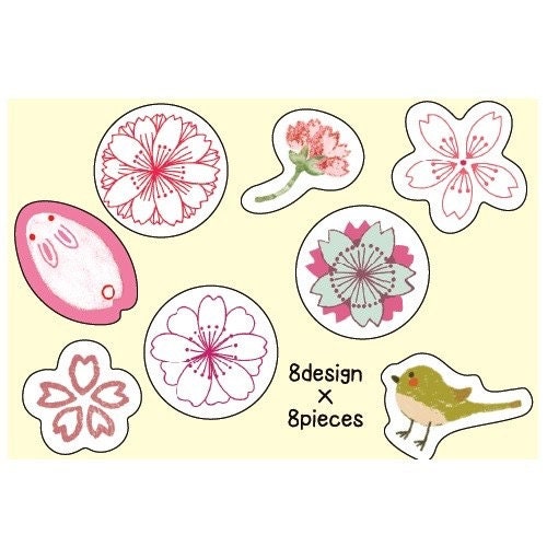 Stickers, Sakura (Cherry Blossom)