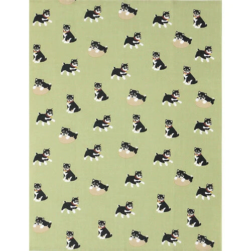 Handkerchief, Black Shiba