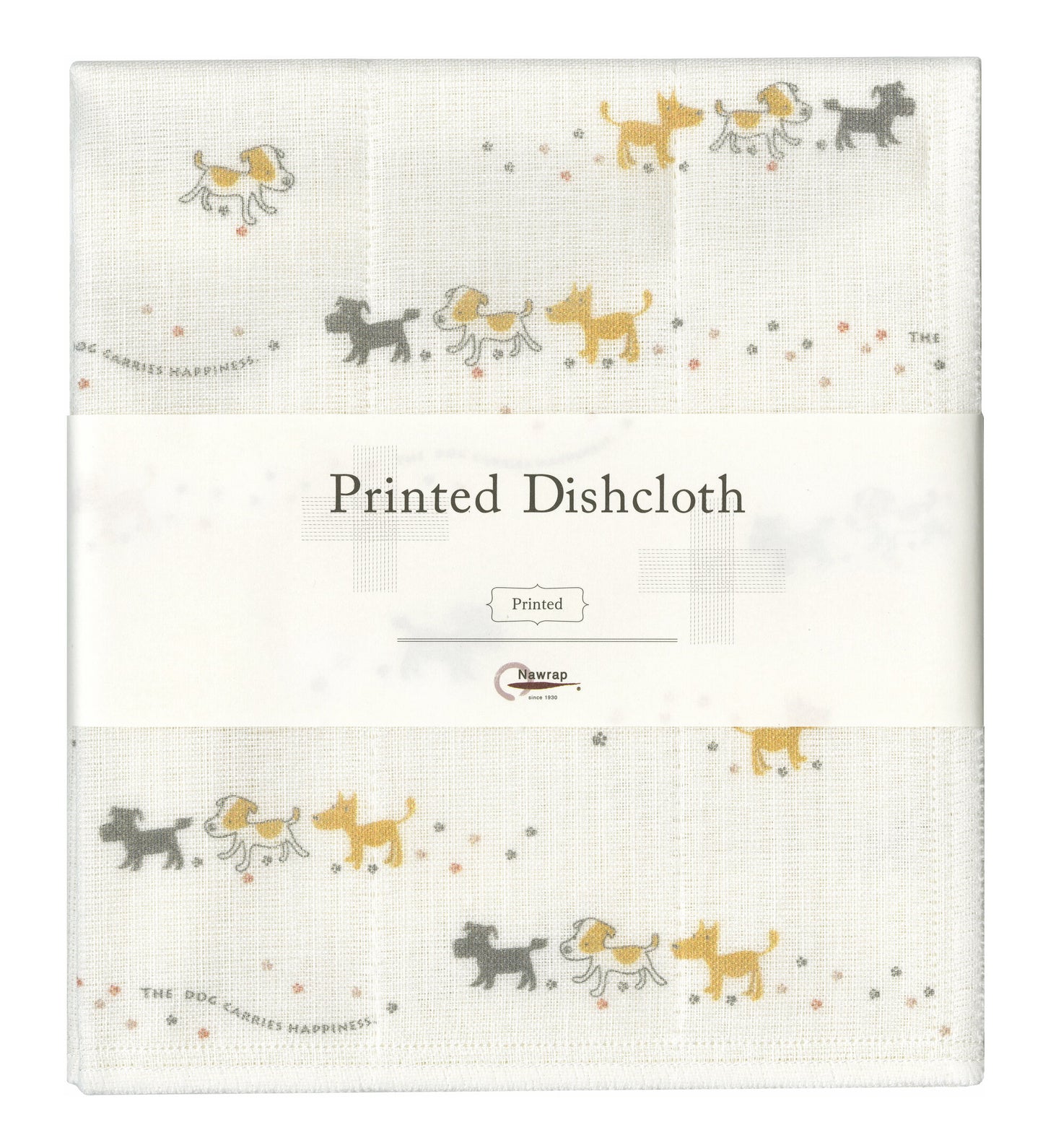Kitchen Dish Cloth, Dogs Carry Happiness