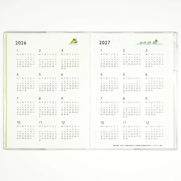 Diary, 2026, A6, Frogs