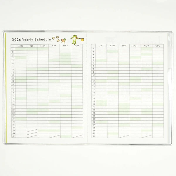 Diary, 2026, A6, Frogs