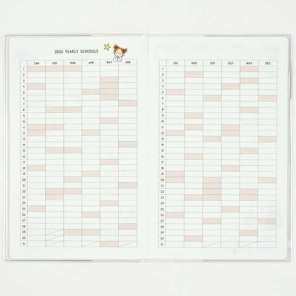 Diary, 2026, Slim A5, Coco & Friend