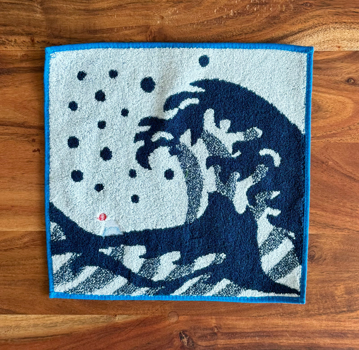 Japanese Face Washer, The Great Wave