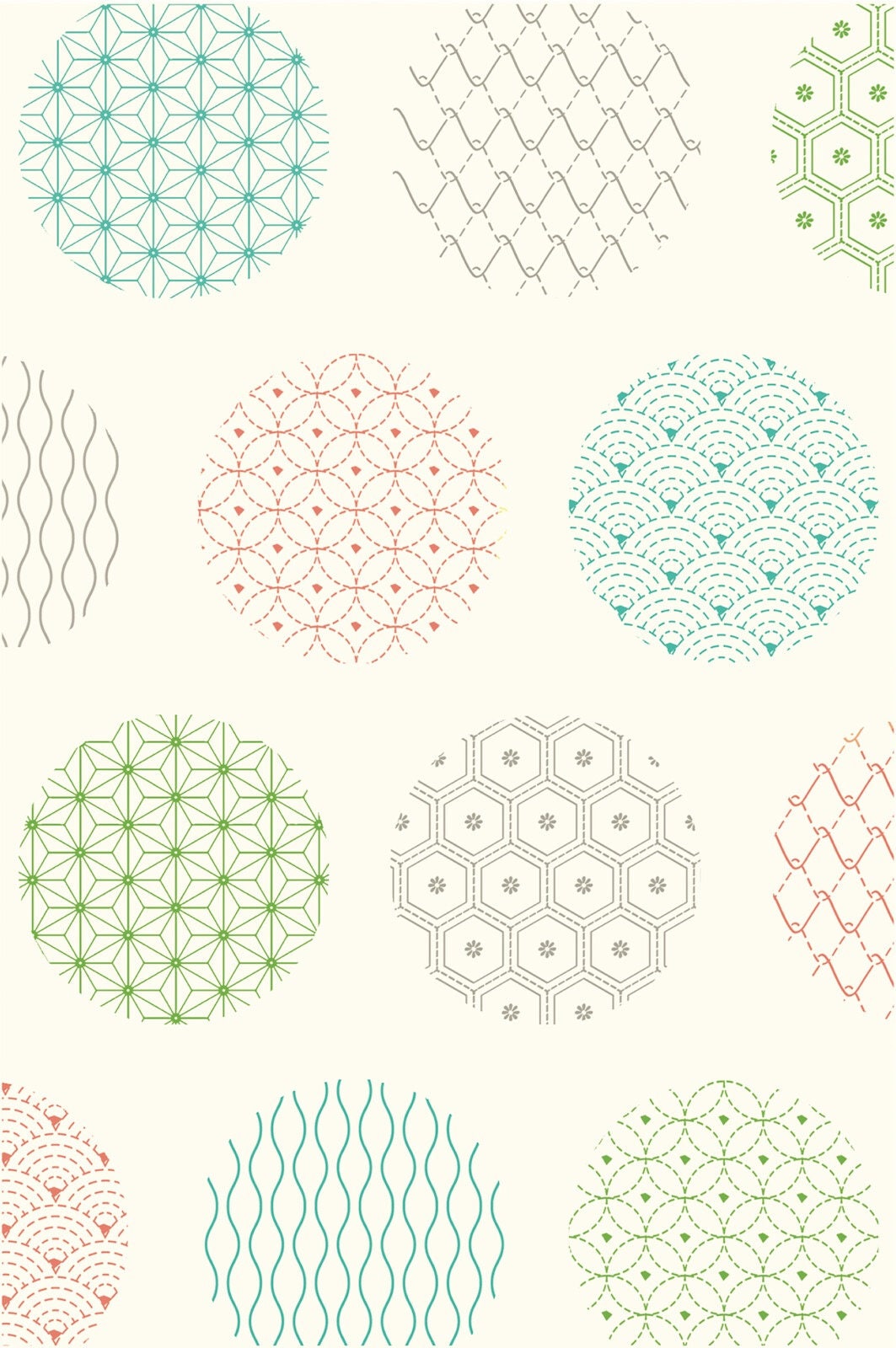 Goshuin Chou (Book of Seals), Colour & Patterned Circles