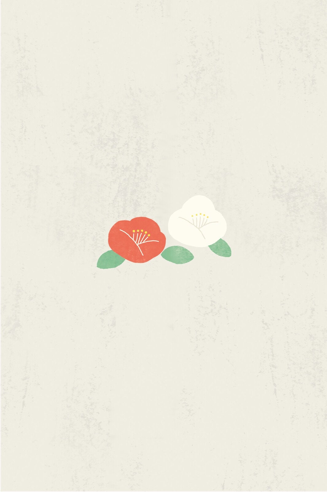 Goshuin Chou (Book of Seals), Large Orange & White Flowers