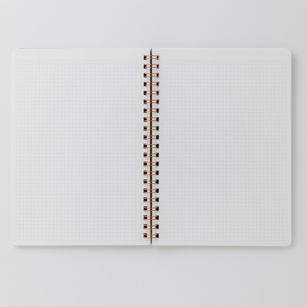 Notebook, Yuzen Washi Ring, Gold & Silver Stripes