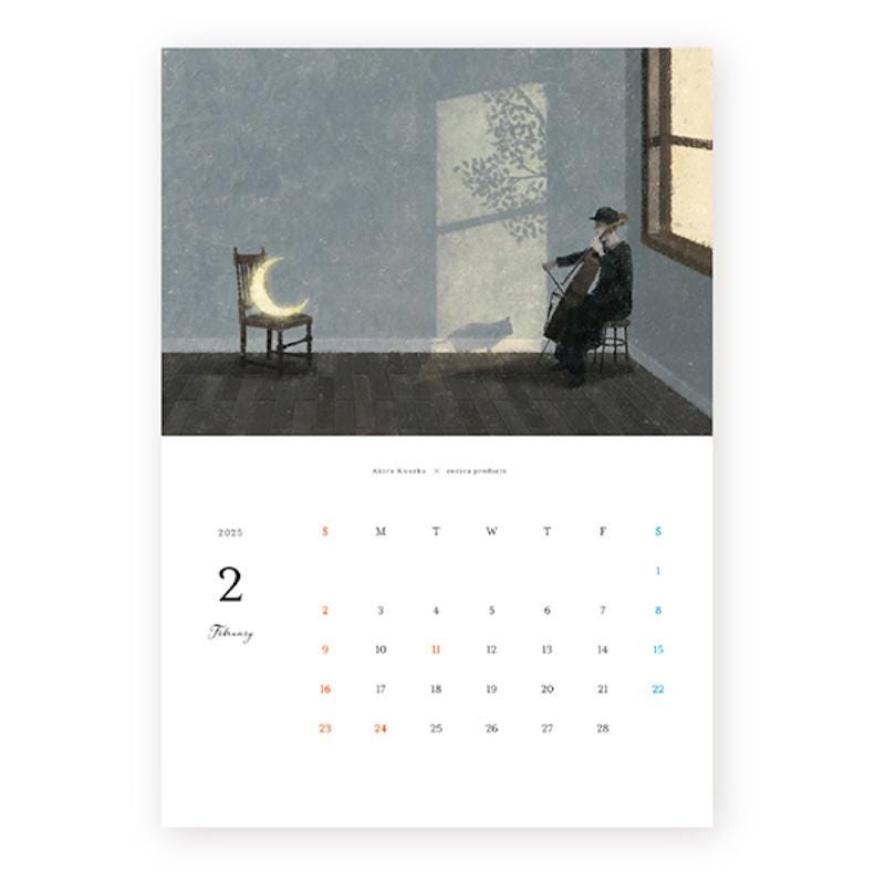 Owl & Lighthouse 2025 Calendar