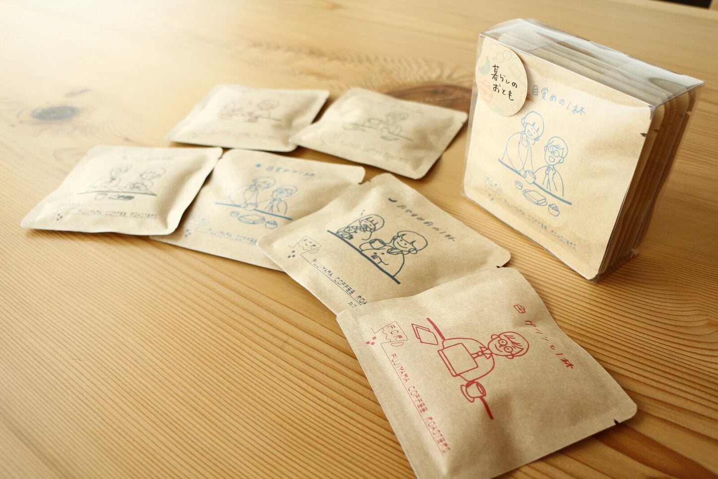 Drip Coffee Bags, Living Friends, 6 Types