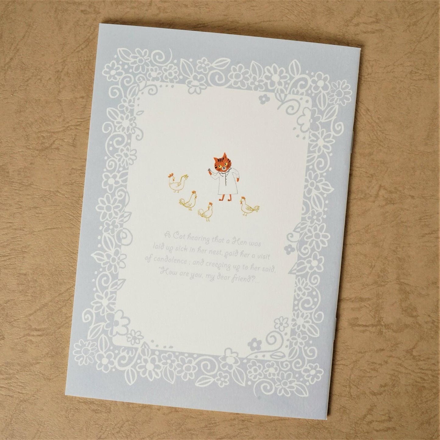 Aesops Fairy Tales, Cats & Birds Notebook