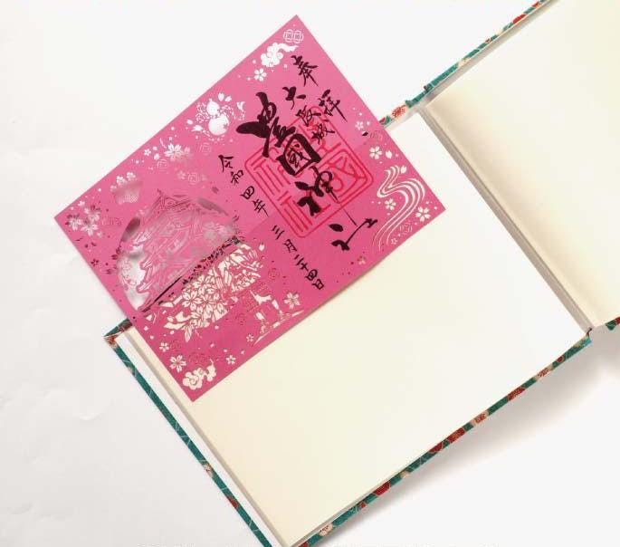 Goshuin Holder (Spread Size), “Camellia Flowers"