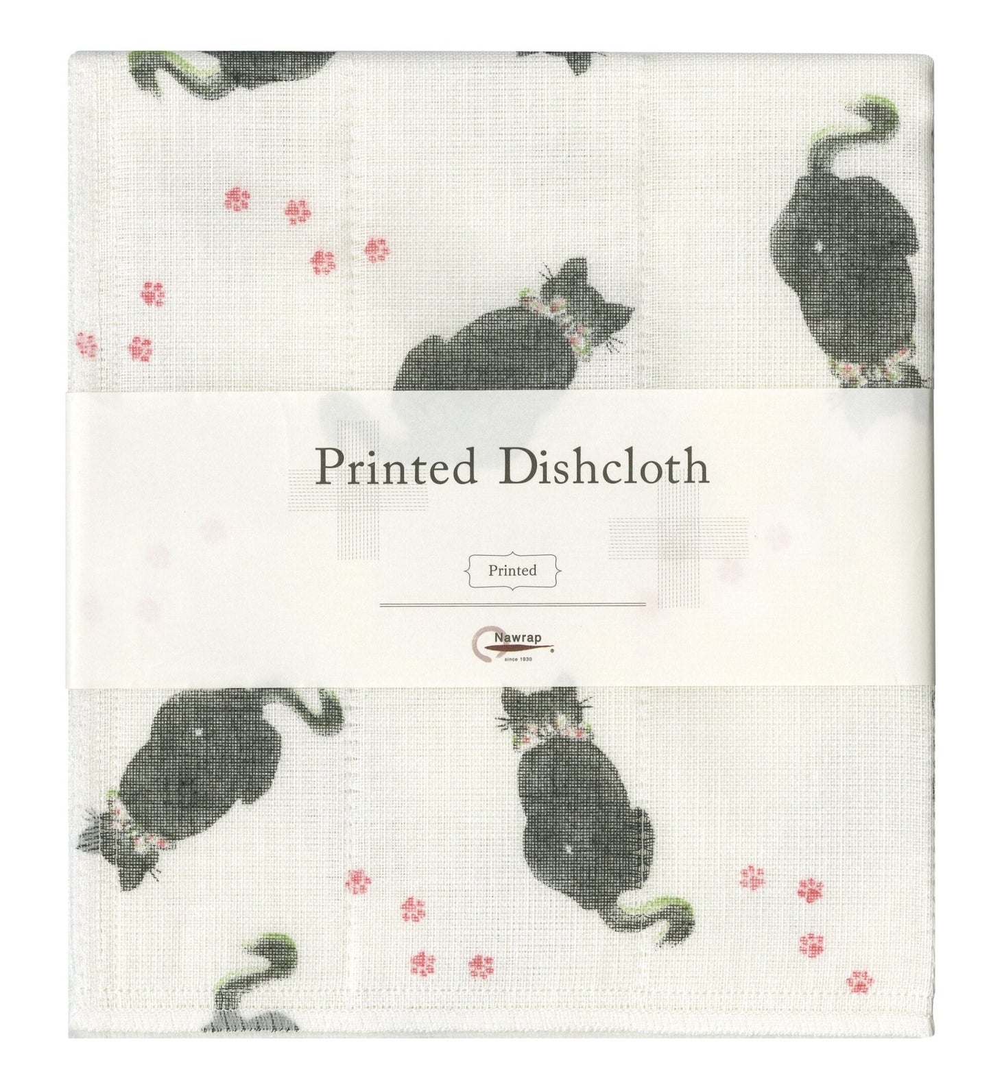 Japanese Dish Cloth, Sleeping Cats - Scents of Japan