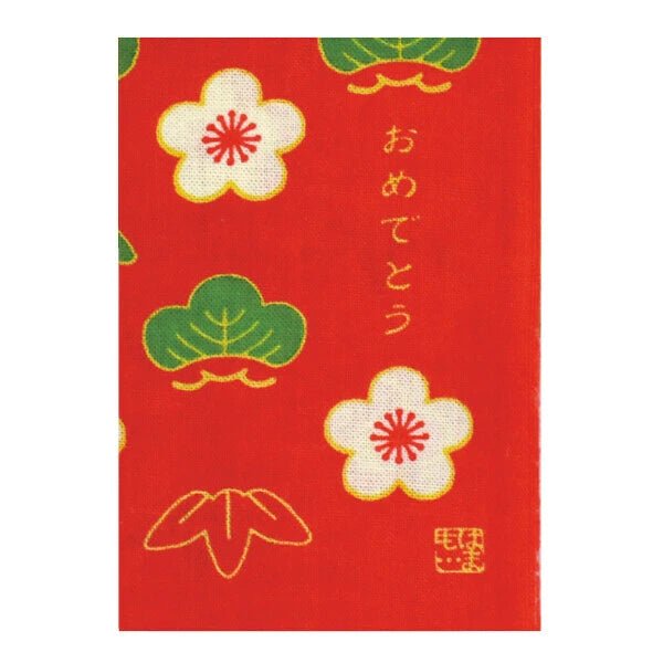 Japanese Handkerchief, Congratulations, Plum & Bamboo - Scents of Japan