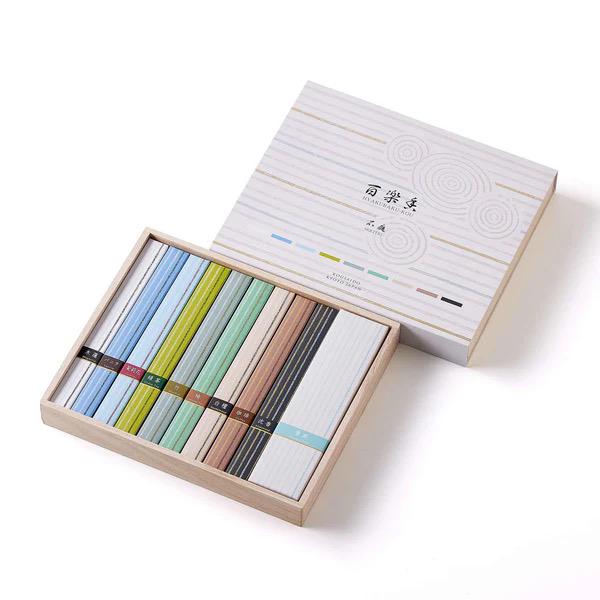 Japanese Incense Gift Set, Hyakurakuko, 9 Woody Scents - Scents of Japan