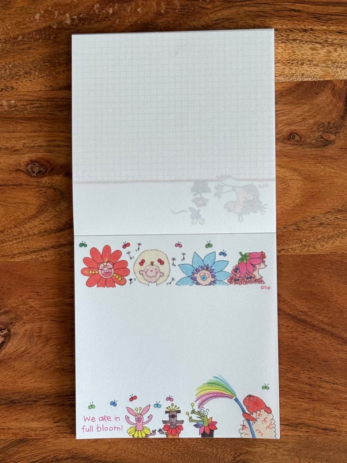 Japanese Memo Pad, Coco In A Flower - Scents of Japan