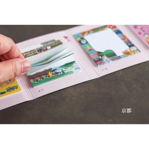 Japanese Mini Memo & Sticky Notes, Kyoto - Scents of Japan