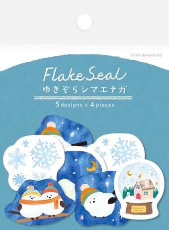 Japanese Winter Christmas Stickers - Scents of Japan