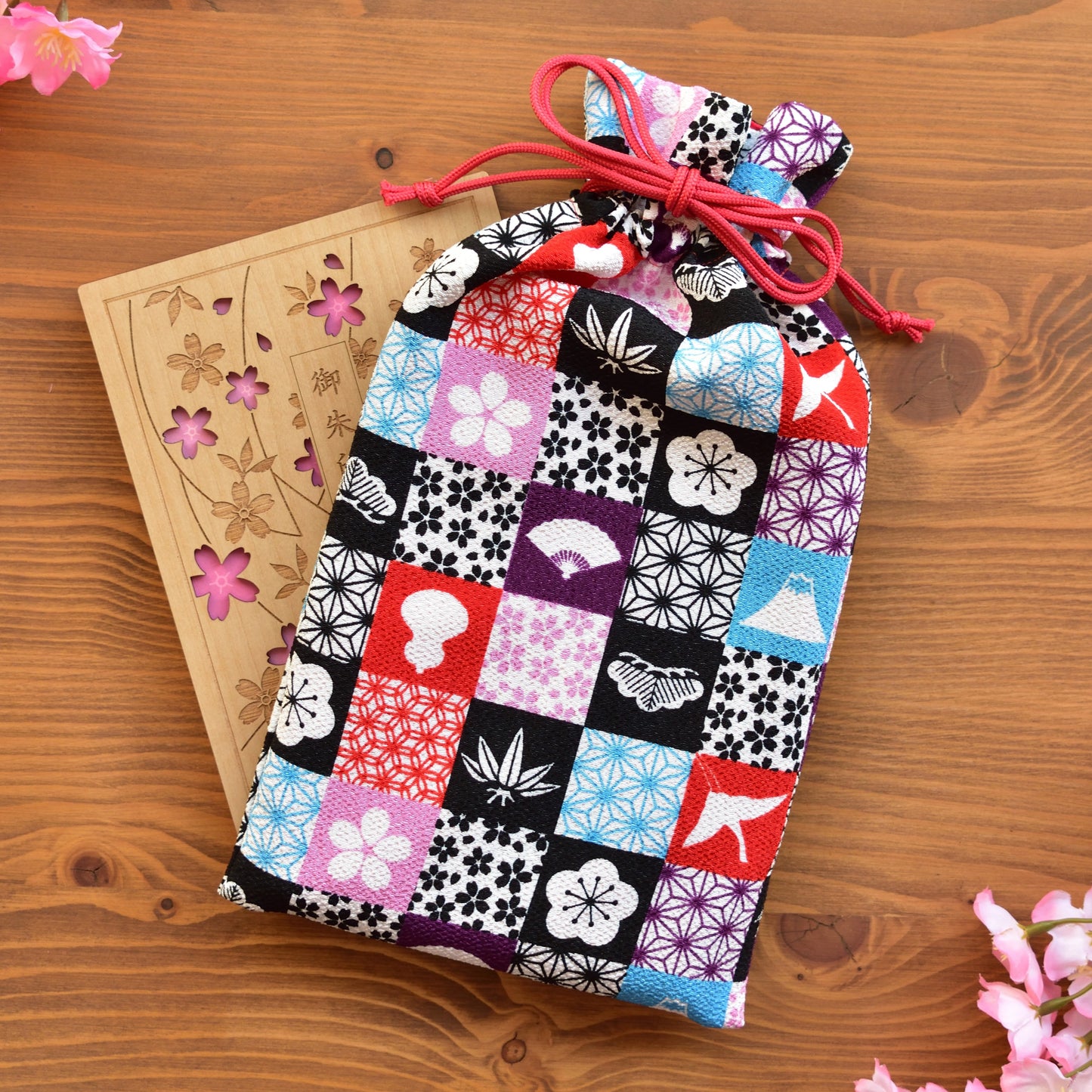 Goshuin Chou, Storage Bags, Japanese Checkered Pattern