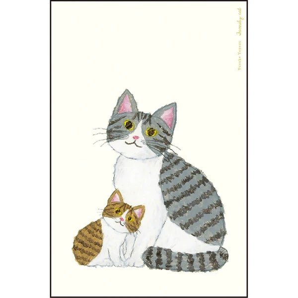 Notecard, Cat & Kitten - Scents of Japan