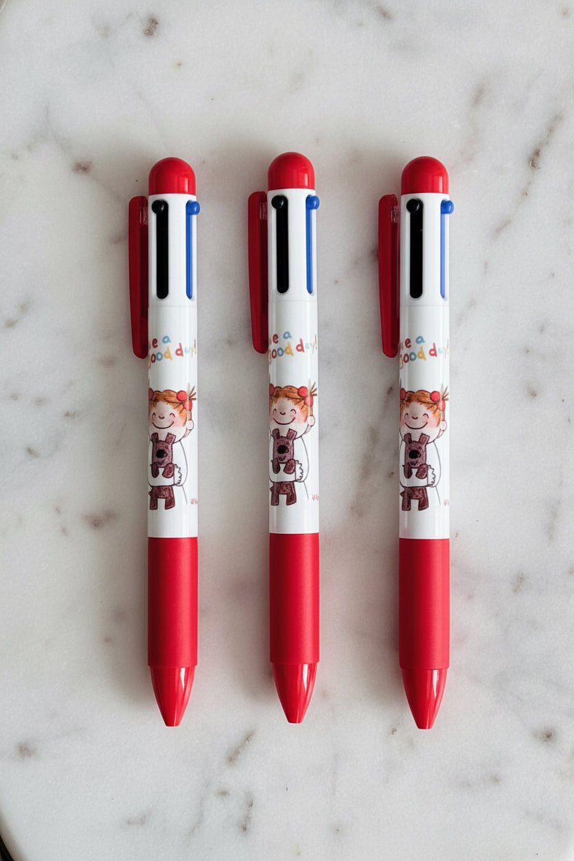 Pen, Ballpoint, 3 Colours, Coco - Scents of Japan