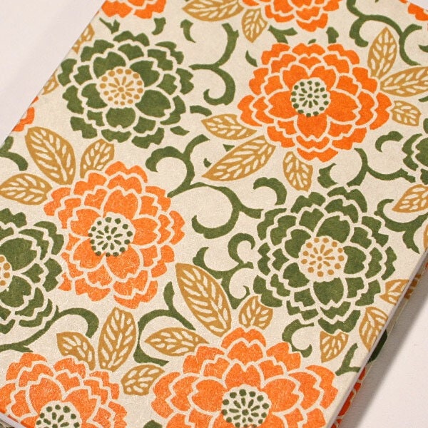 Goshuin-chou (Book Of Seals), Orange & Green Flowers