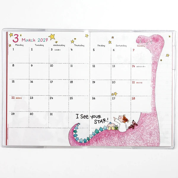 2027 Japanese Diary – A6, Coco Chan Best Friends - Scents of Japan