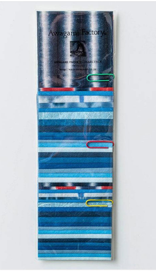 Origami, Mini, Hand Dyed, Blues