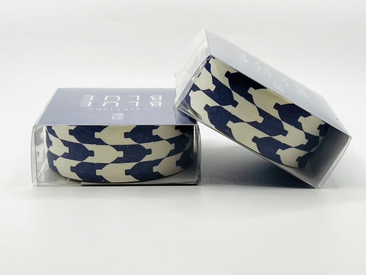 Tape, Washi, Navy Blue & White Pattern