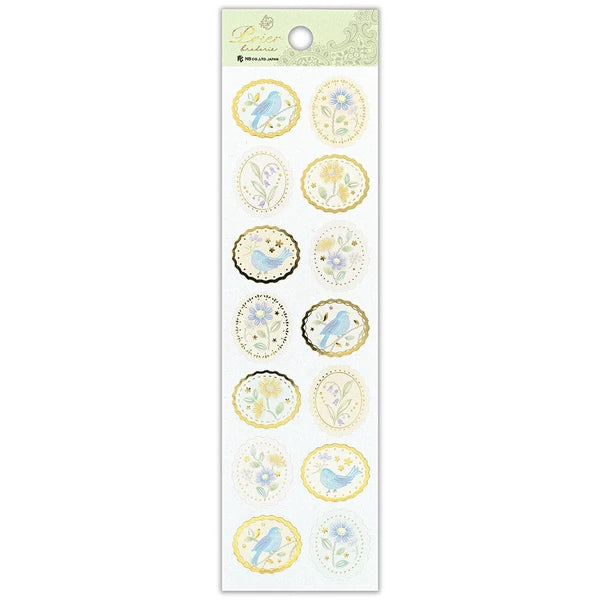 Japanese Foil Stickers – Birds & Flowers – Scents of Japan