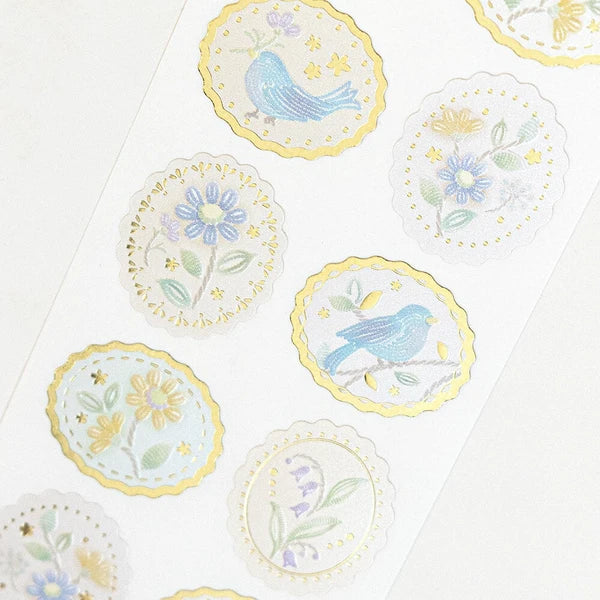 Japanese Foil Stickers – Birds & Flowers – Scents of Japan