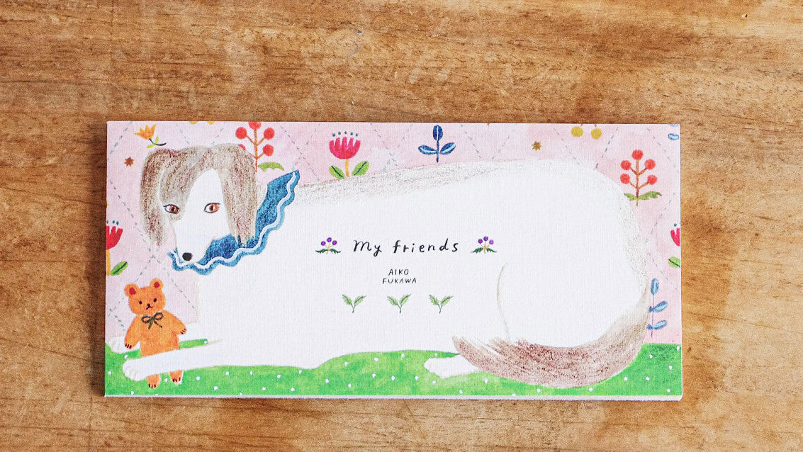 Japanese Notepad, Long, My Friends - Scents of Japan