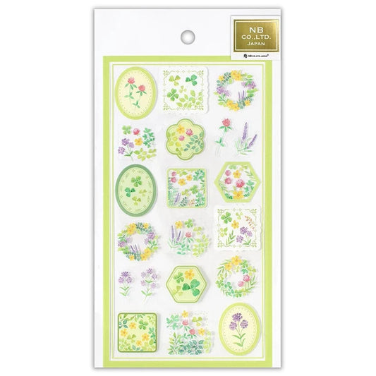 Japanese Stickers, My Garden Watercolour Flowers - Scents of Japan