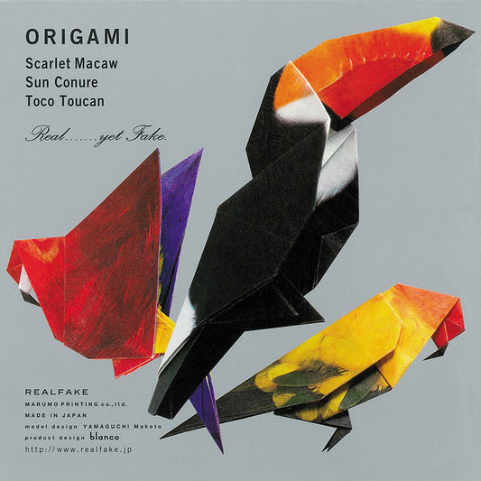 Japanese Printed Origami Paper – Tropical Birds - Scents of Japan
