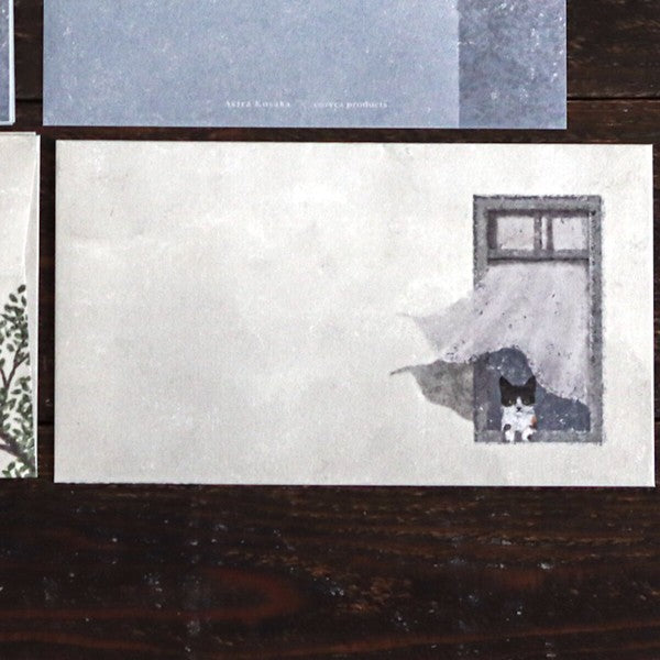 Japanese Cat Letter Writing Set - I'll Tell You - letter paper and envelopes - Scents of Japan