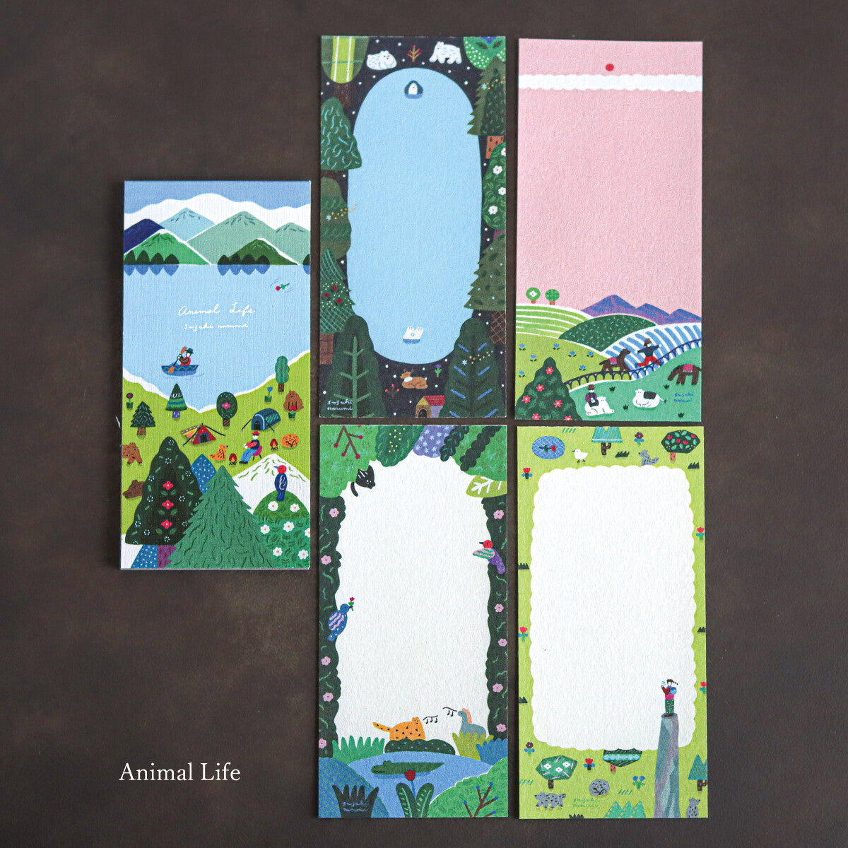 Japanese Notepad, Long, Animal Life - Scents of Japan