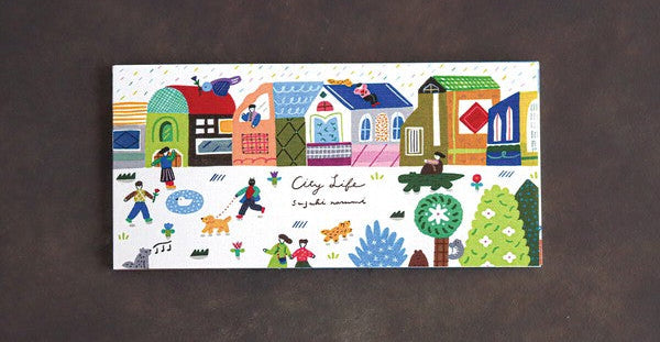 Japanese Notepad, Long, City Life - Scents of Japan