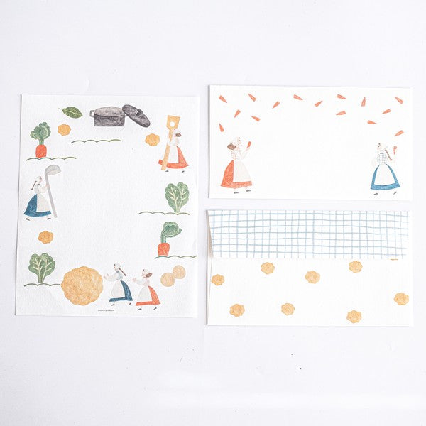 Japanese Letter Writing Set - Let's Make Soup - Scents of Japan