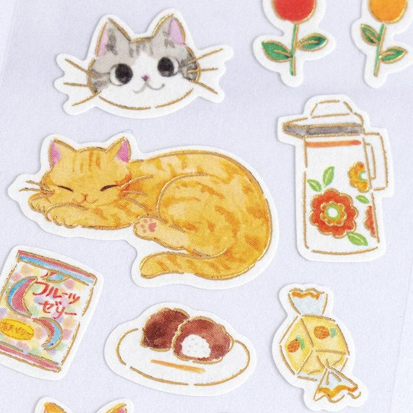 Japanese Retro Stickers – Cats at Grandma's House – Scents of Japan