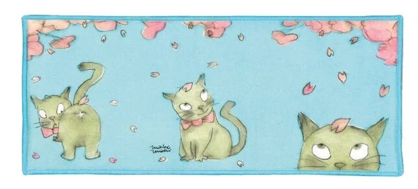 Microfibre Glasses Cloth, Cat & Sakura Blossoms - Scents of Japan