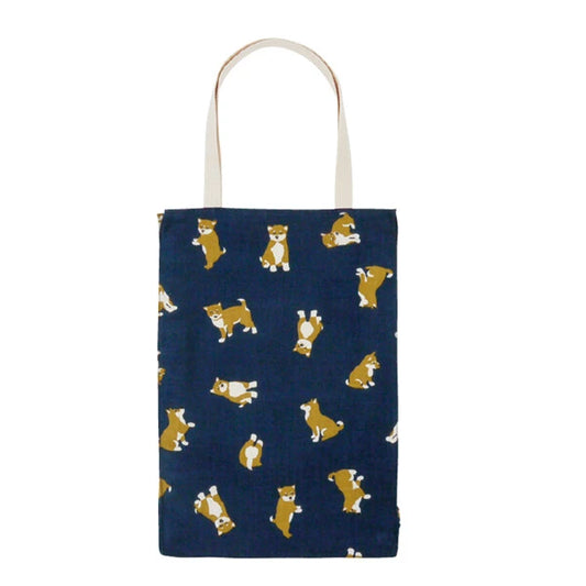 Bag, Tote, Fabric, Long, Shiba Inu