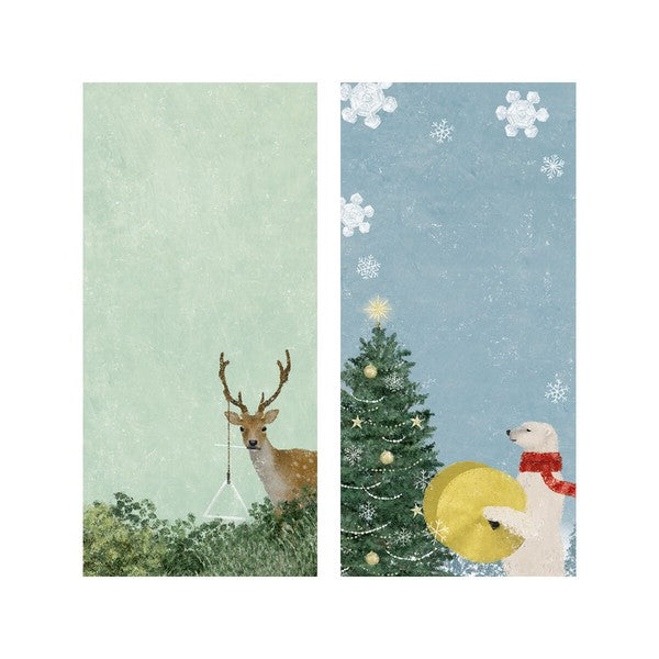 Japanese Notepad, Long, March Giraffe - Scents of Japan